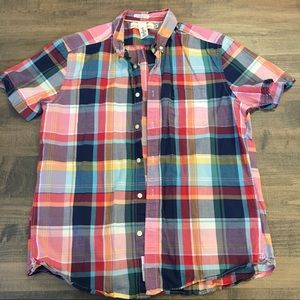 Men’s H&M short sleeve plaid shirt with pocket